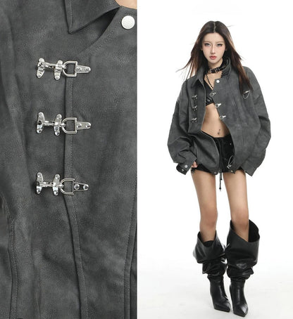 Metal Buckles Coat Suit Down Fastener Hook Pants Jeans Belt Buckle Bags Decor