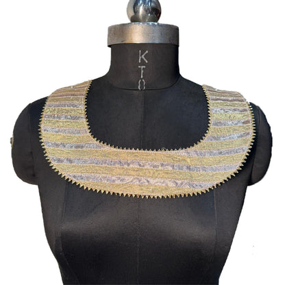 Rounded U Shape Gota Patti Patch with Sleeves Work