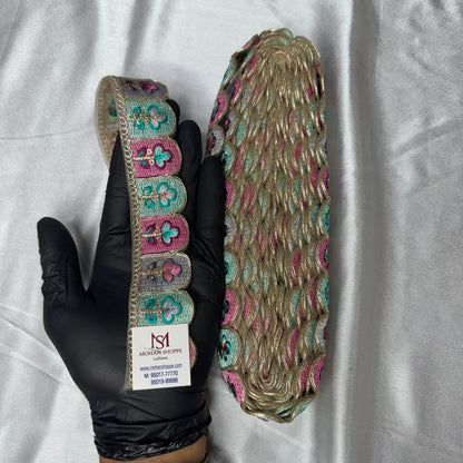 Premium Quality Multicolor Thread Embroidery