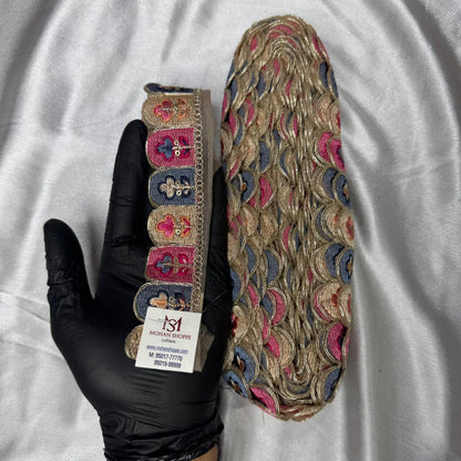 Premium Quality Multicolor Thread Embroidery
