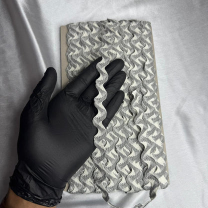 Unique Dual Color Zigzag Design Border