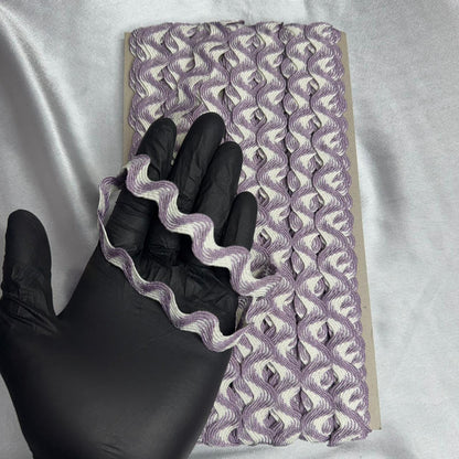 Unique Dual Color Zigzag Design Border