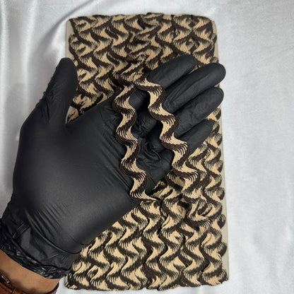Unique Dual Color Zigzag Design Border