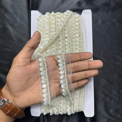 Beautiful Beaded Design Lace