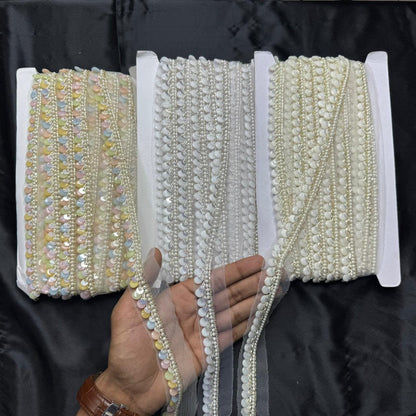 Beautiful Beaded Design Lace