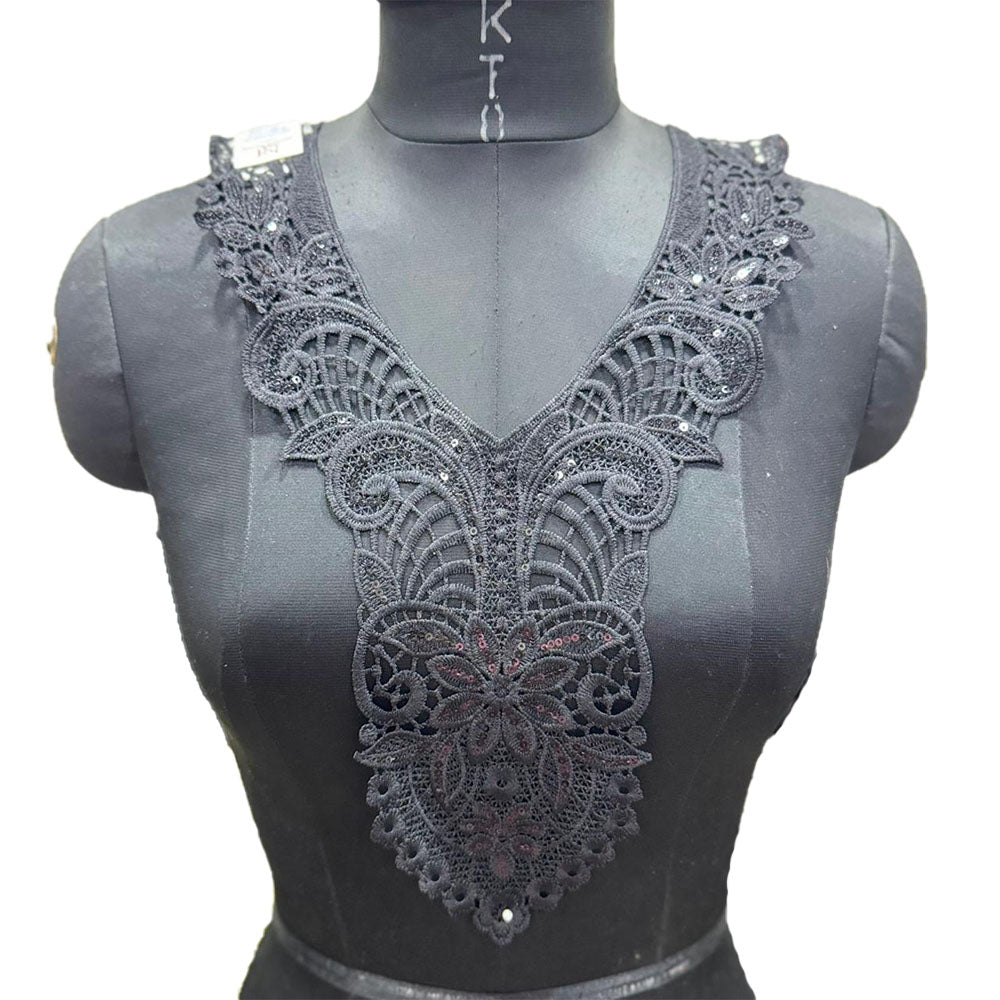 Elegant Cotton Neckline Patch