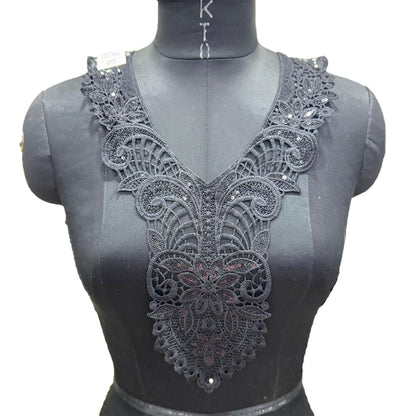 Elegant Cotton Neckline Patch
