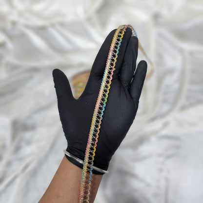 Multicolor Zari Lace