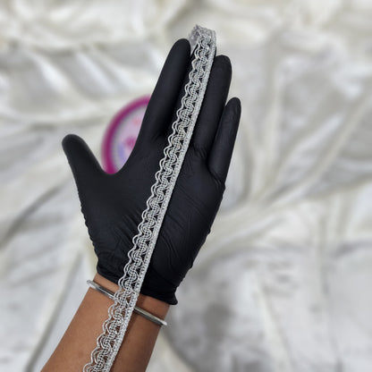 Silver Color Zari Lace