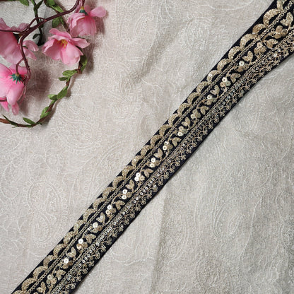 Golden Zari work Lace