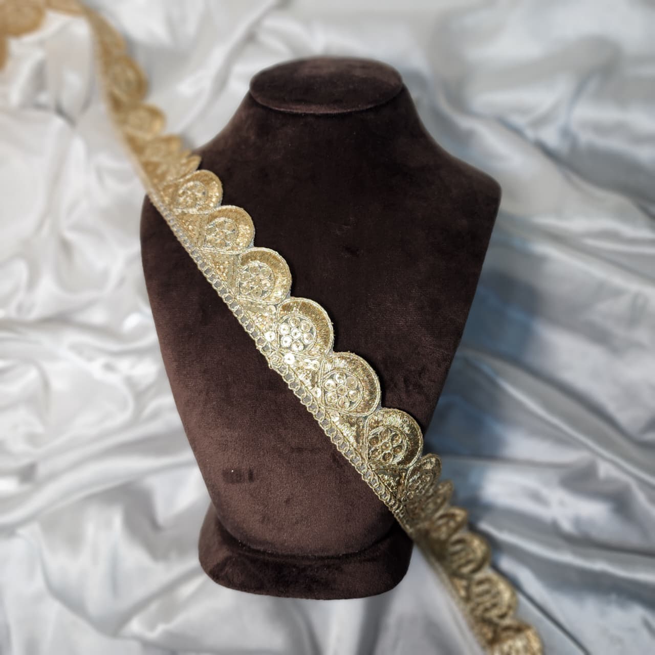 Designer Cutwork Sequin Zari Lace Border