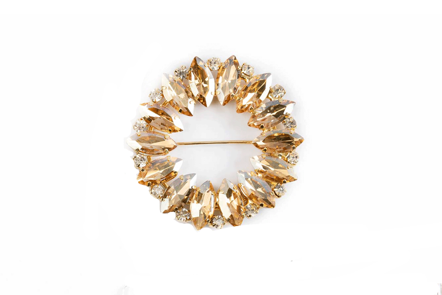 Premium Metal Buckle with Stone Embellishment