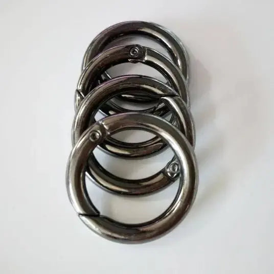Circle Spring Snap Hooks Clip Keychain Key Ring for Climbing Backpack Buckle