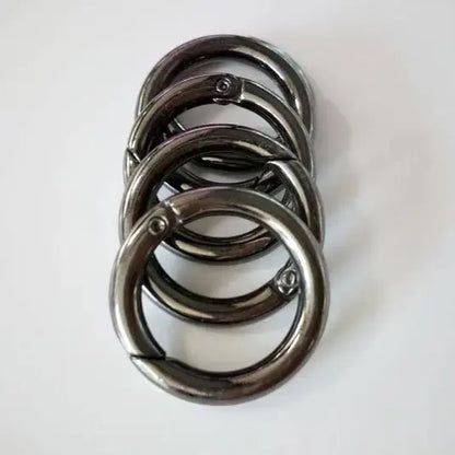 Circle Spring Snap Hooks Clip Keychain Key Ring for Climbing Backpack Buckle