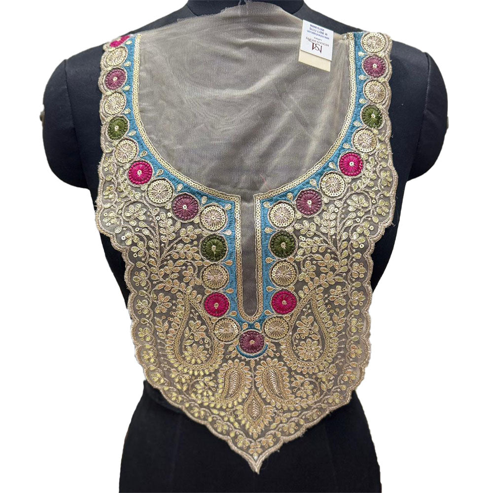 Sequins and Gota work Neckline Patch