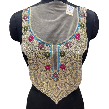 Sequins and Gota work Neckline Patch