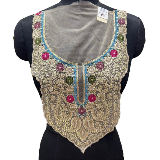 Sequins and Gota work Neckline Patch