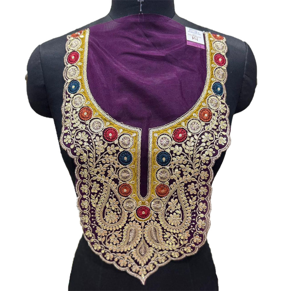 Sequins and Gota work Neckline Patch