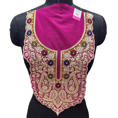 Sequins and Gota work Neckline Patch