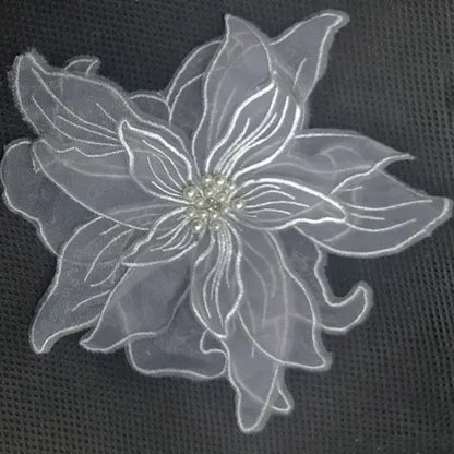 Organza 3D Flower Patch (1 piece)