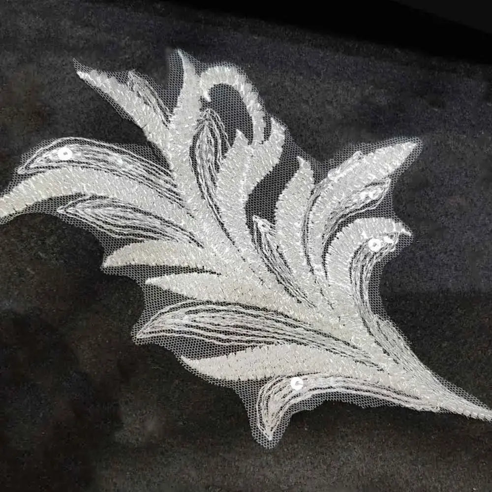 Beads Work Fancy Leaf patch