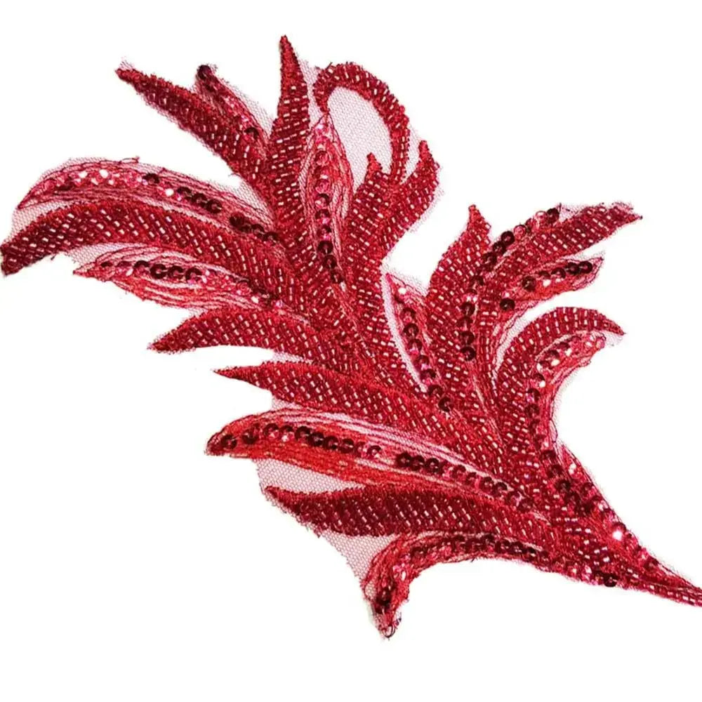 Beads Work Fancy Leaf patch