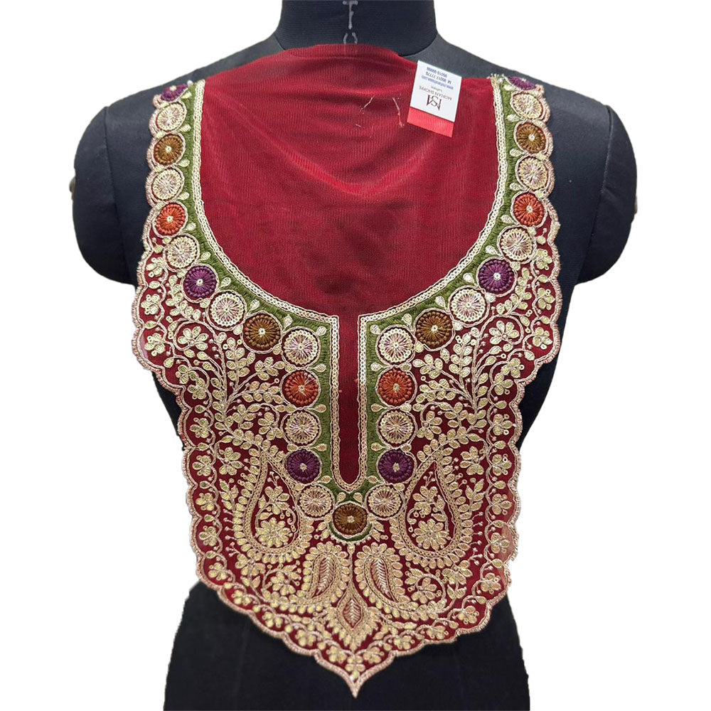 Sequins and Gota work Neckline Patch