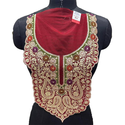 Sequins and Gota work Neckline Patch