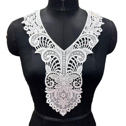 Elegant Cotton Neckline Patch