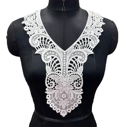 Elegant Cotton Neckline Patch