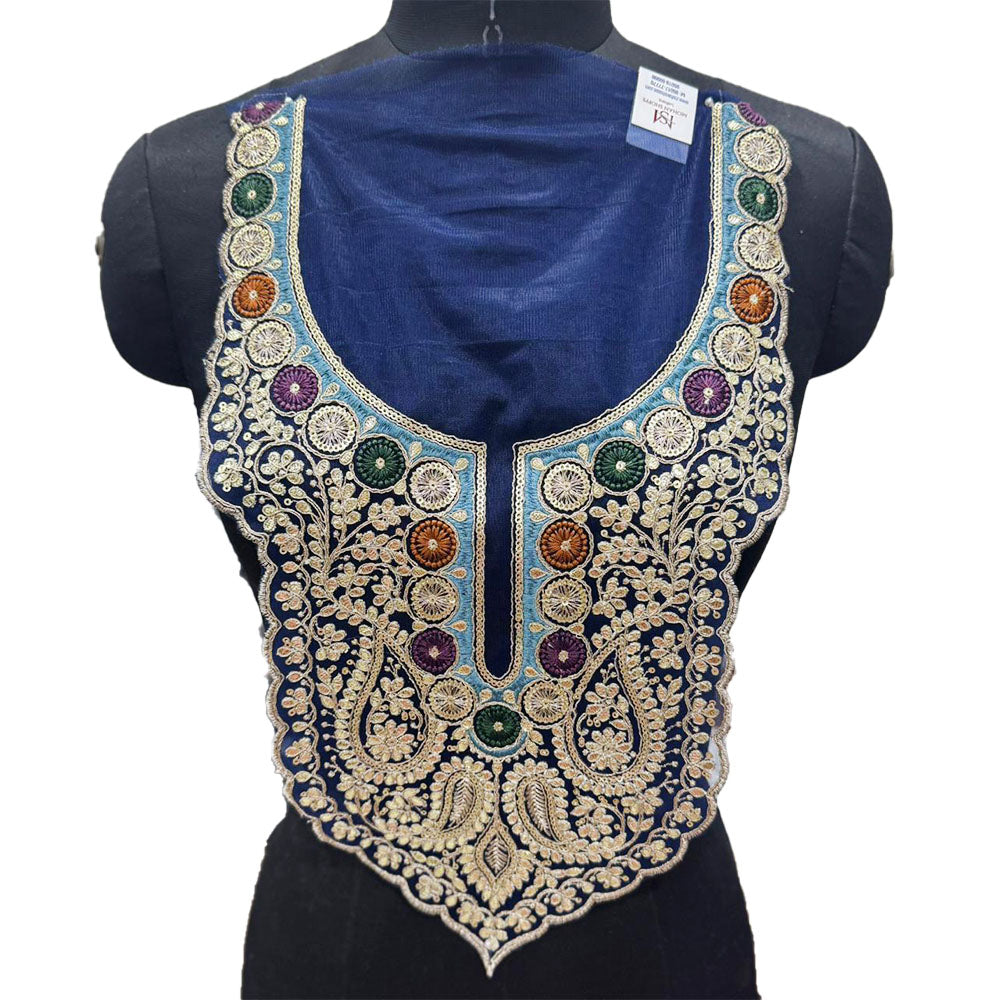 Sequins and Gota work Neckline Patch